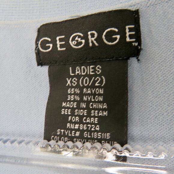 Y2k Pastel Blue Cardigan Sweater Knit XS Preppy Cute Coquette - Picture 4 of 4